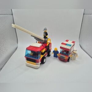 Fire Rangers Building Bricks 2 Models 212 Pcs #IG76929/1 Kids Create PaperCraft